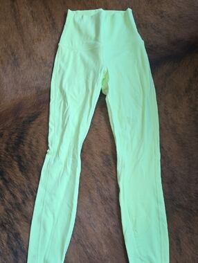 lululemon athletica High-Waist Neon Yellow Leggings